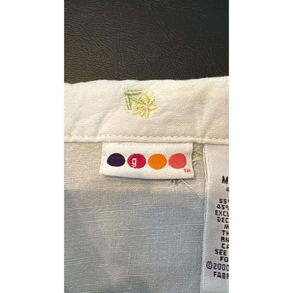 Little Girls 4T Gymboree Jacket with Little Flowers Snaps 2000